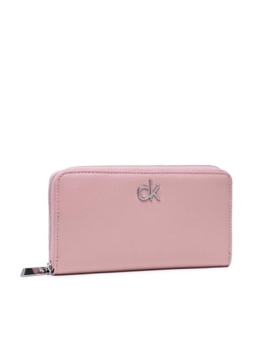 Calvin Klein Duży Portfel Damski Slim Z/A Wallet Lg K60K608346 Różowy