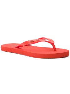 Calvin Klein Japonki Ff Sandal KW0KW00395 Czerwony