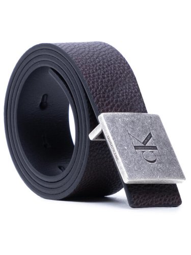 Calvin Klein pasek męski square plaque rey belt 38mm k50k506552 czarny
