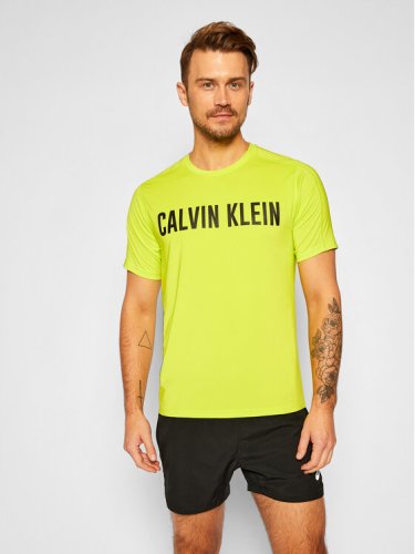 Calvin Klein Performance T-Shirt 00GMF0K150 Zielony Regular Fit