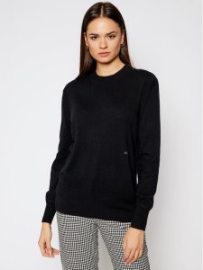 Calvin Klein Sweter K20K201347 Czarny Regular Fit