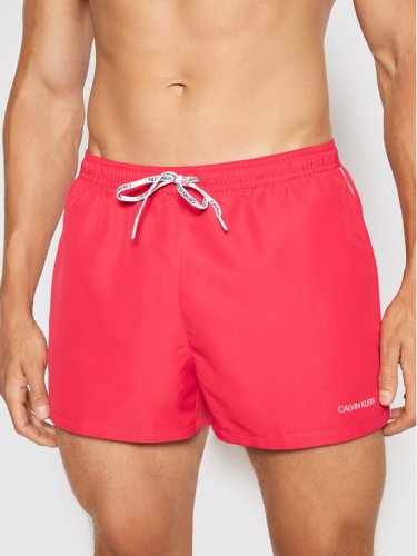 Calvin Klein Swimwear Szorty kąpielowe Runner KM0KM00567 Różowy Regular Fit