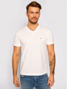 Calvin Klein T-Shirt Logo Embroidery K10K103672 Biały Regular Fit