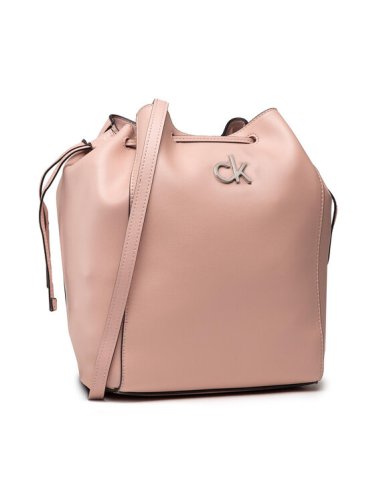Calvin Klein Torebka Drawstring Bucket Bag K60K608176 Różowy
