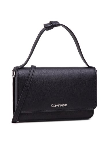 Calvin Klein Torebka Flat Wallet Mini Bag W/Top H K60K608134 Czarny