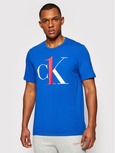 Calvin Klein Underwear T-Shirt Lounge 000NM1903E Niebieski Regular Fit
