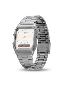 Casio zegarek aq-230egg-9aef srebrny