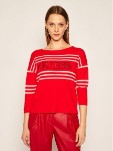 Guess Sweter Alessia W0YR87 Z2BB0 Czerwony Regular Fit