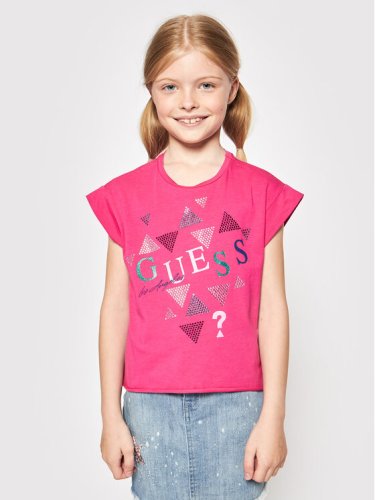 Guess T-Shirt J1GI05 K6YW1 Różowy Regular Fit