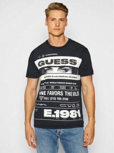 Guess T-Shirt MBYP63 R8DC0 Czarny Regular Fit