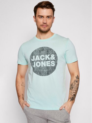 Jack&Jones T-Shirt Denim 12182577 Zielony Regular Fit