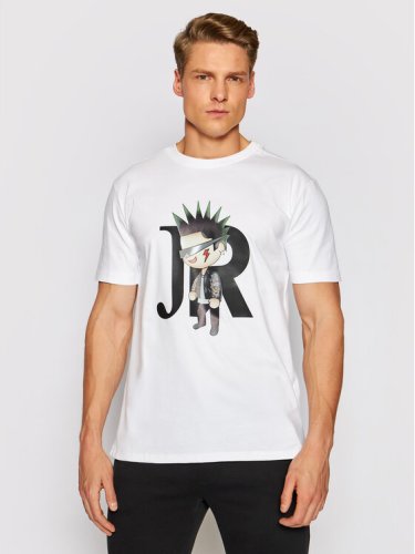 John Richmond T-Shirt Kinneas RMP21203TS Biały Regular Fit