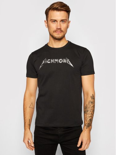John Richmond T-Shirt Wanca RMA20128TS Czarny Regular Fit