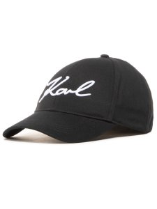 Karl Lagerfeld czapka z daszkiem 205w3405 czarny