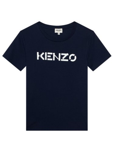 Kenzo Kids T-Shirt K15082 D Granatowy Regular Fit