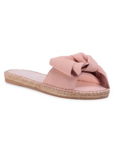 Manebi Espadryle Sandals With Bow W 1.4 J0 Różowy
