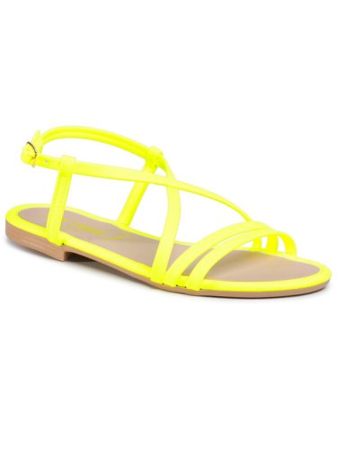 My Twin Sandały Sandalo 201MCT010 Żółty