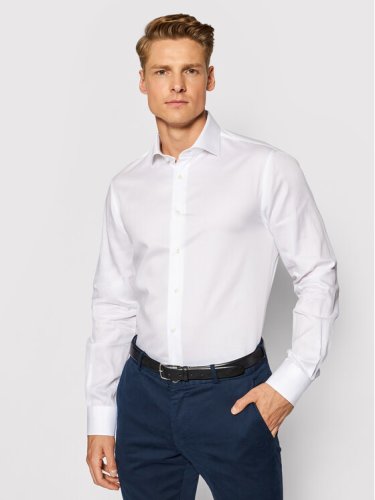 Tommy Hilfiger Tailored Koszula TT67870366 Biały Regular Fit