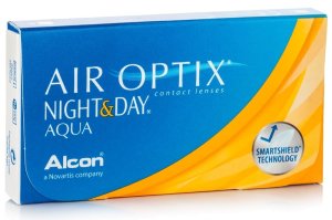 Air Optix Contactlenzen - Air optix night & day aqua (3 lenzen)