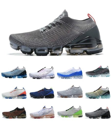 Classic Fashion 2022 Vapores Fly 2.0 knit 3.0 Casual Running shoes Triple Black Designer Men Women Sneakers White Sail Oreo Airs Cushion Sport Trainers Zapatos Eur 36-45