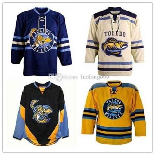 MThr 2020 Toledo Walleye Hockey Jersey Embroidery Stitched Customize any number and name Jerseys