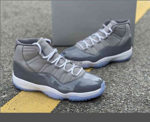 Shoes 11 Cool Grey mens Basketball Real carbon fiber 11s Medium White-Cool Men Sports Sneakers Airs Running Trainers CT8012-005