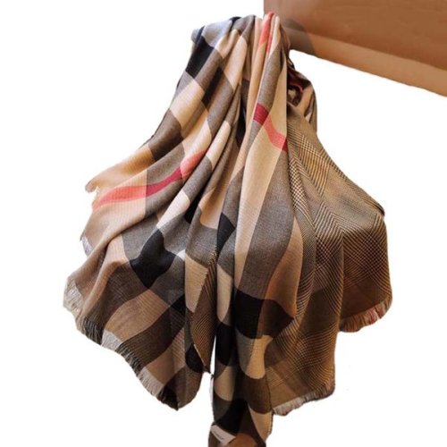 Top quality Square Scarf Oversize Classic Check Shawls Scarves For Men and Women Kerchiefs Gold silver thread plaid Shawl Multicolor Size 200x100cm with box
