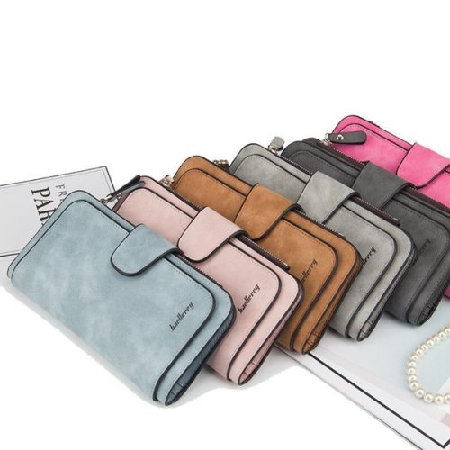 Wallets Baellerry Women Wallet Bags Long Card Holder High Quality Passport Cover Fashion Casual Female Purse Zipper Multi-function Coin WLL1565