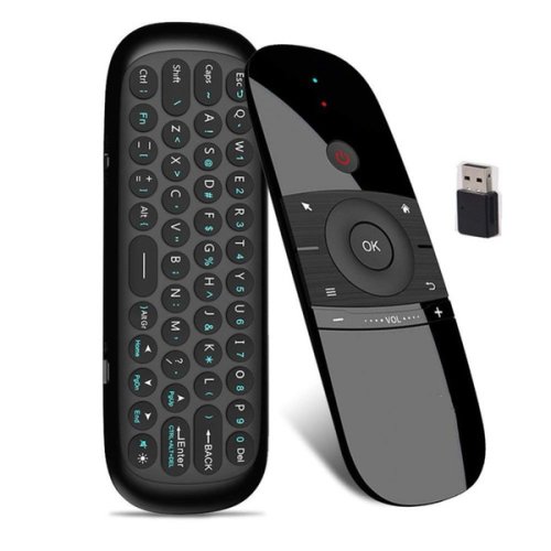Wechip W1 2.4G Air Mouse Wireless Keyboard EN Version Control Infrared Remote Learning 6-Axis Motion Sense USB Receiver