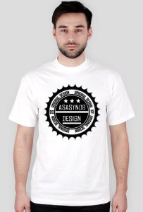 Biała koszulka męska - asasyn08 design