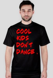 Cool kids don't dance - męska ( red )