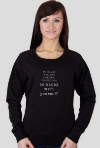 Adelepolska - Damska bluza be happy