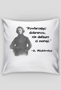 Adammickiewicz - Dobranoc- poduszka
