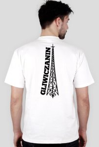 Gliwiczanin (t-shirt) ciemna grafika tył