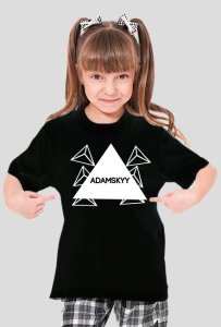 Koszulka adamskyy - dziewczęca czarna