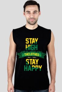 Koszulka bez rękawów stay high - sklep thclothes