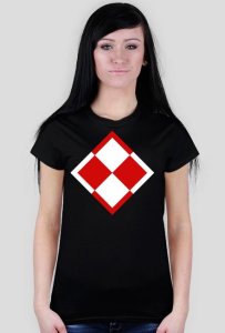 Mechanikum - Koszulka damska czarna szachownica