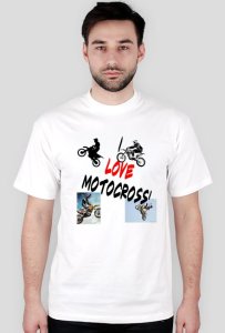 Koszulka - i love motocross!