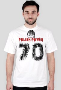 Koszulka polish power #70 white