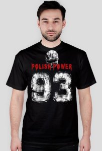 Koszulka polish power #93 black