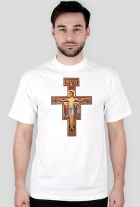 Duchowekoszulki - Krzyż san damiano (męska)