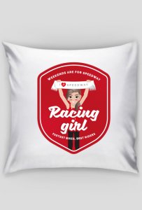 Poduszka - racing girl