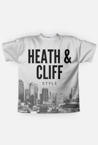 Heathandcliffstyle - T-shirt męski fullprint h&c style (przód)