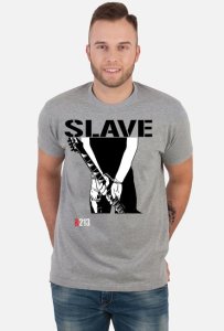 T-shirt rebel slave chain guitar
