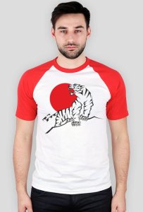 Tygrys i - koszulka dwukolorowa