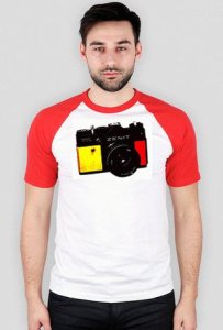 Zenit - t-shirt czerwono-biały