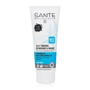 Sante Tonerde & Bio-Chiasamen-Öl 5 in 1 Tonerde Krem oczyszczający  100 ml