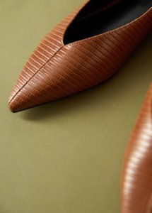 Mango - Chaussures à bout texturé