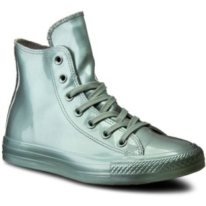 Sneakers CONVERSE - Ctas Metallic Rubber Hi 553268C Metallic Glacier/Glacier