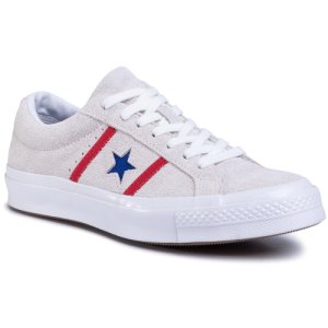 Turnschuhe CONVERSE - One Star Academy Ox 164390C White/Enamel Red/Blue